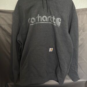 Carhartt Men's Charcoal Hoodie Sweater